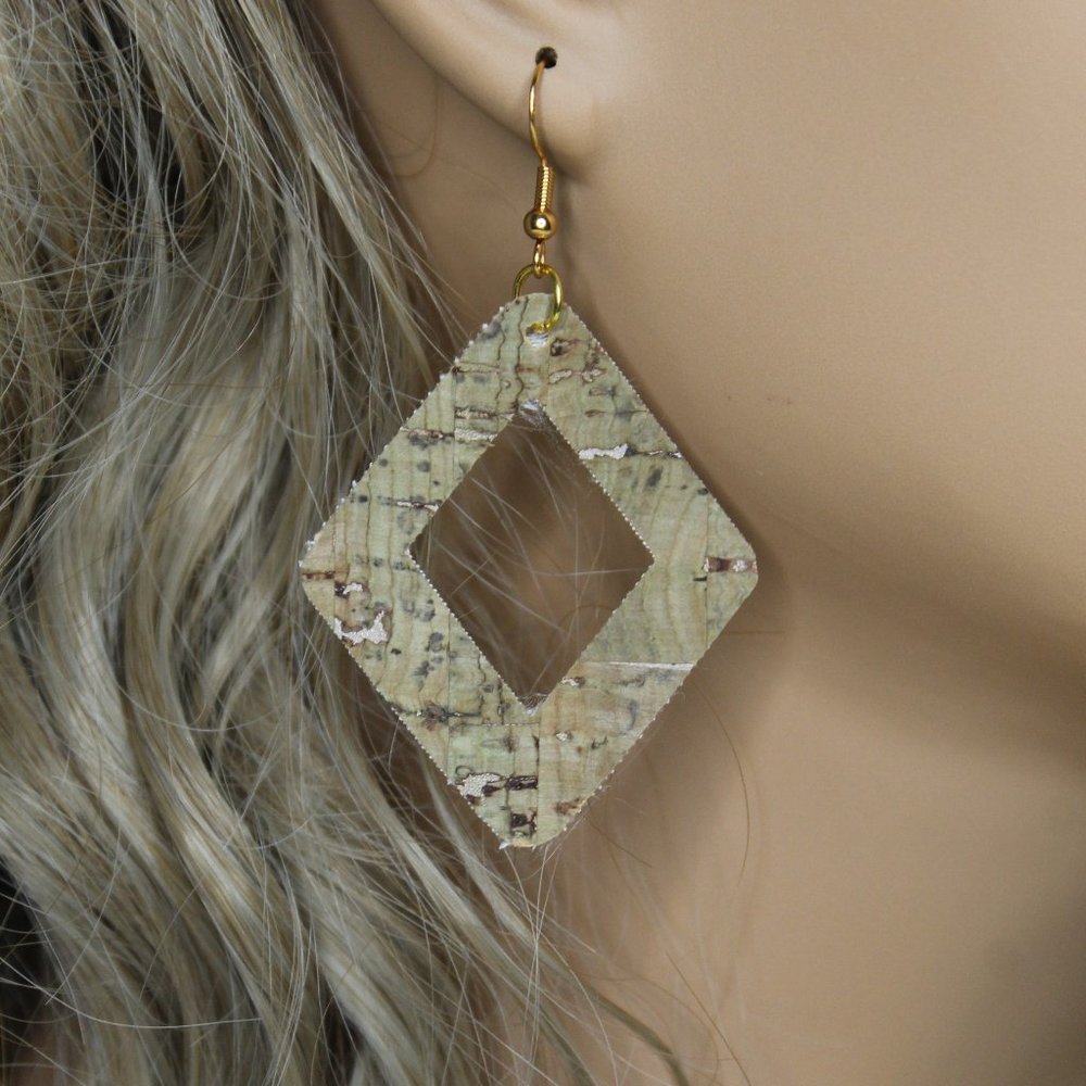 Handmade Cork Earrings